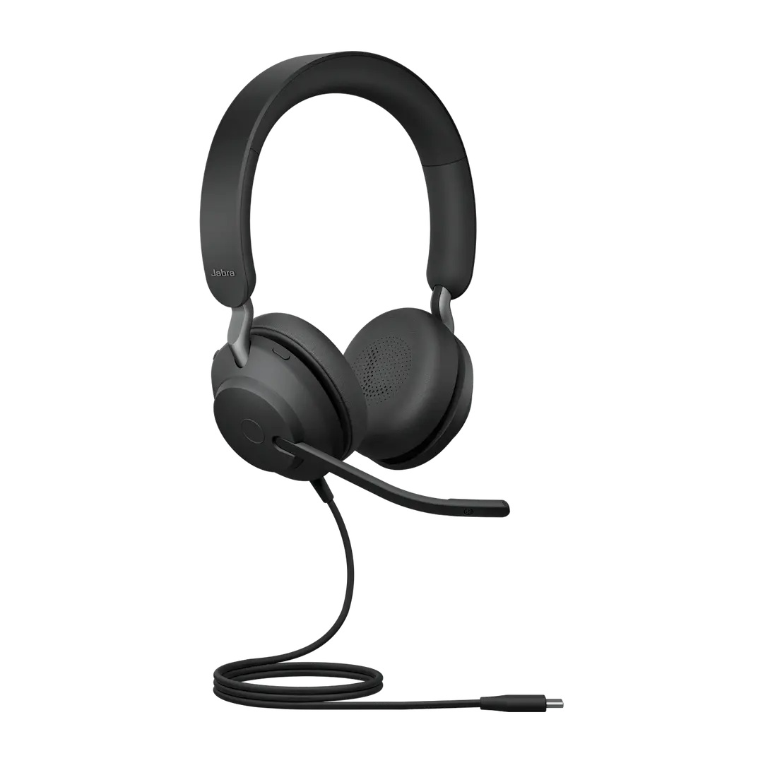 Jabra Evolve2 40 Duo USB-C Kulak &Uuml;st&uuml; Kulaklık